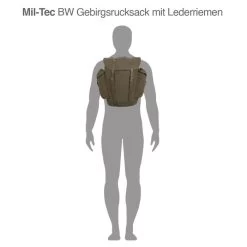 Mil-Tec BW Gebirgsrucksack Mit Lederriemen 11 Mil-Tec BW Gebirgsrucksack Mit Lederriemen -Rabatte auf Outdoor-Survivalausrüstung 14016 101 4