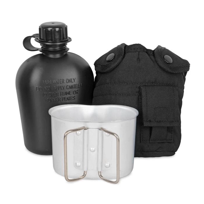 Mil-Tec US Feldflasche M. Becher U. Hülle 4 Mil-Tec US Feldflasche M. Becher U. Hülle – Bild 2