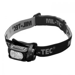 Mil-Tec Kopflampe LED 4-farbig