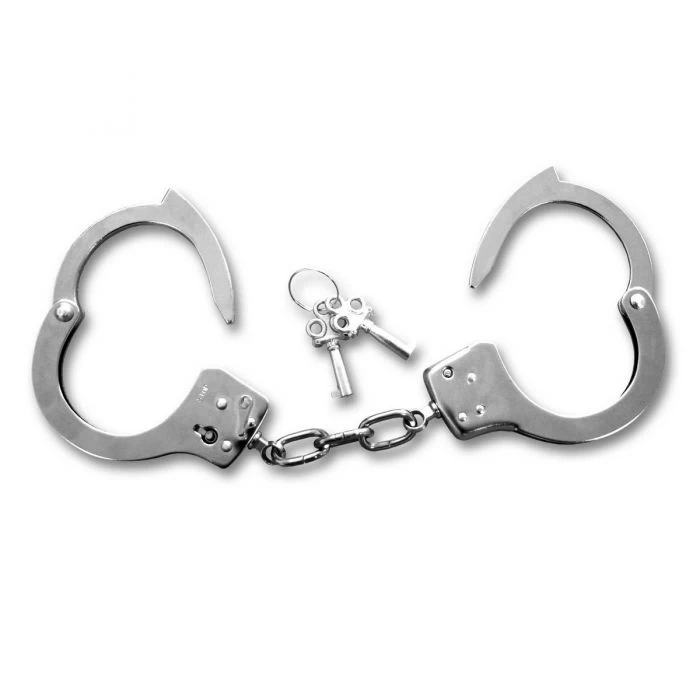 Handschelle Single Lock Vernickelt 2 Handschelle Single Lock Vernickelt