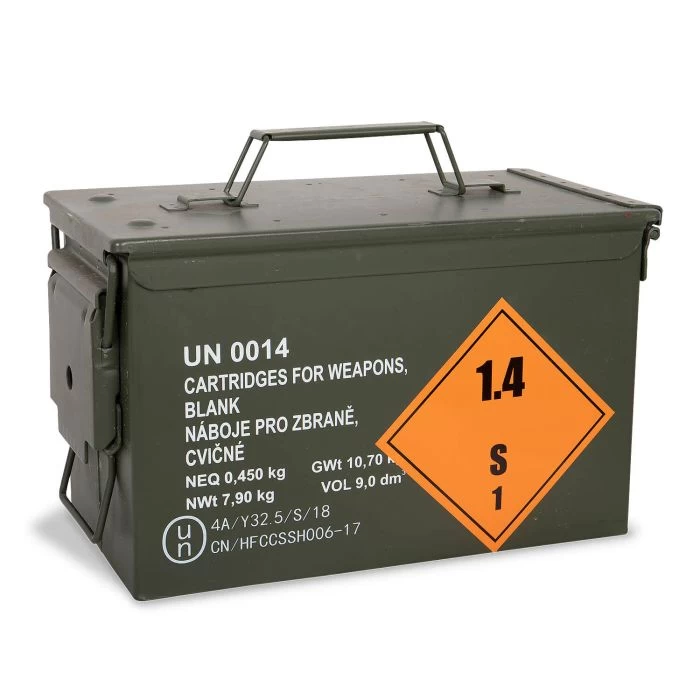 Orig. US Munikiste Metall Mittel Cal. 50 3 Orig. US Munikiste Metall Mittel Cal. 50