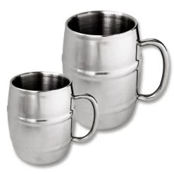 Krug Edelstahl Doppelwandig