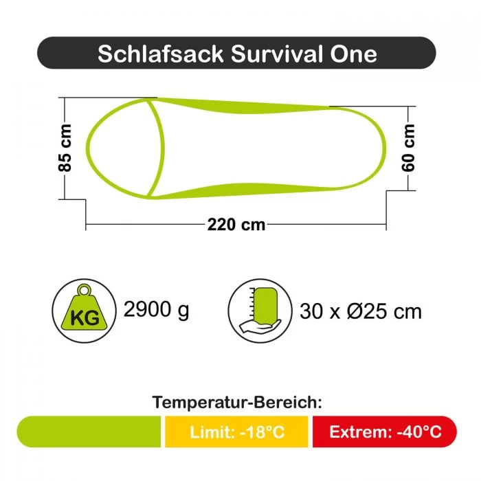 Carinthia Schlafsack Survival One 10 Carinthia Schlafsack Survival One – Bild 8
