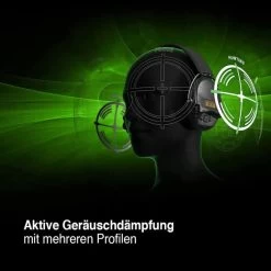 Gehörschutz Supreme Pro-X Mit Lederband U. Schaumkissen -Rabatte auf Outdoor-Survivalausrüstung sd5404 481 5